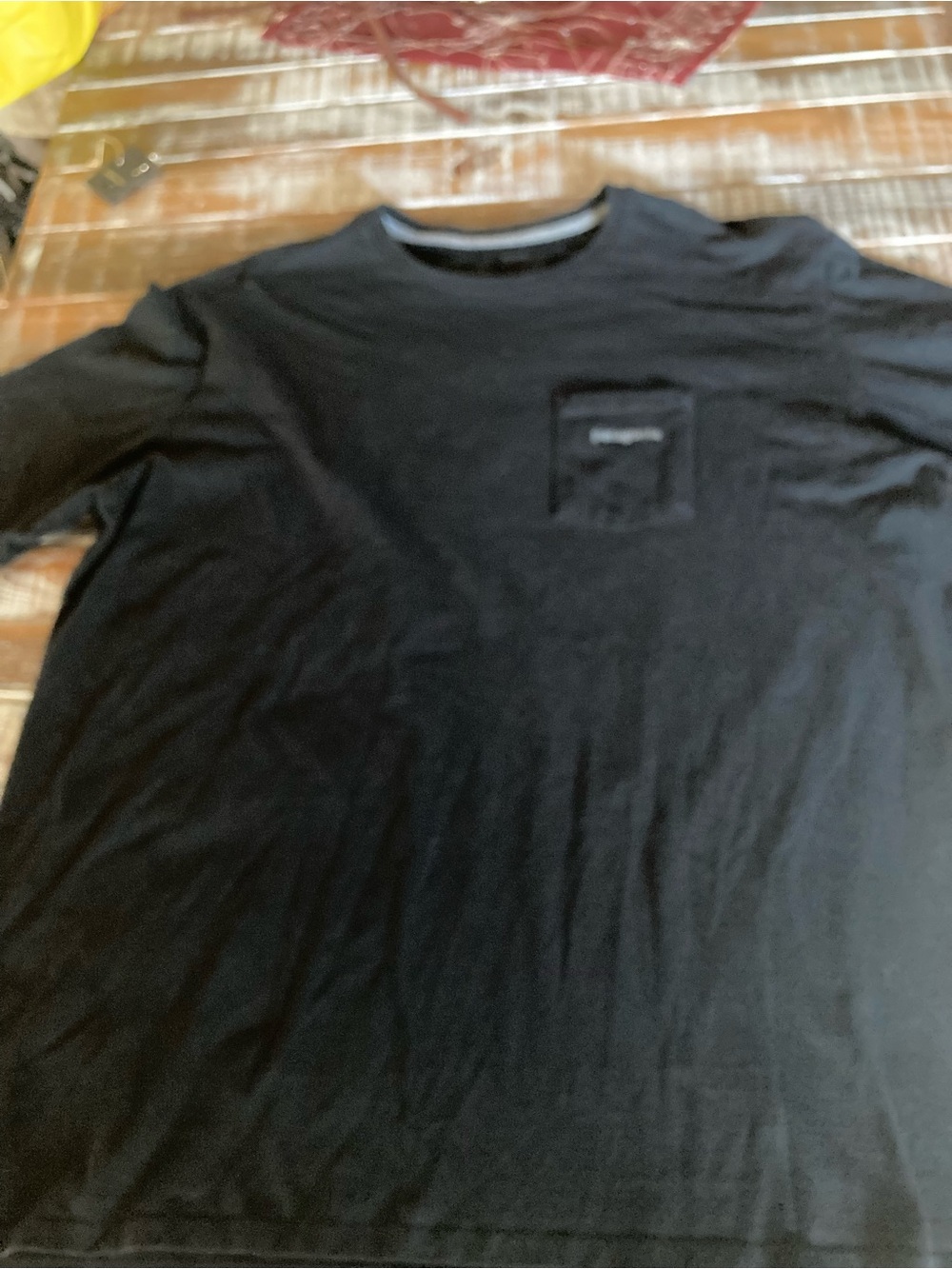 Patagonia Black Short-Sleeve Pocket Tee